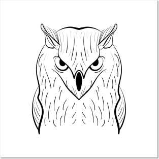 Ink owl art Posters and Art